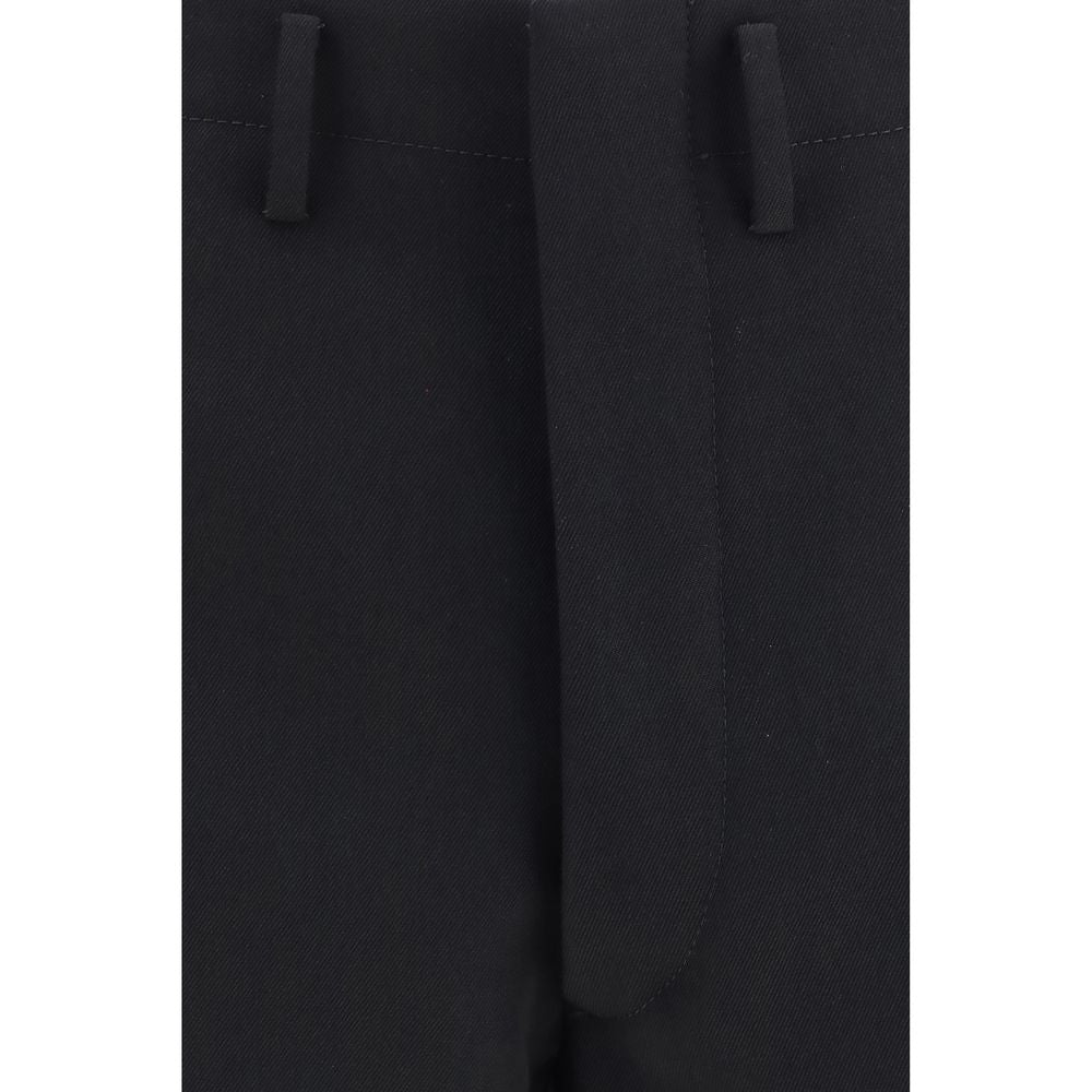Men’s Prada Black Wool Oves Aries Dress Pants