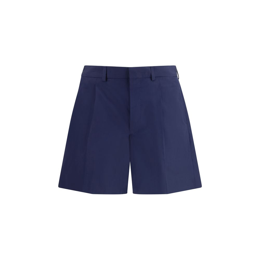 Men’s Prada Blue Cotton Bermuda Shorts