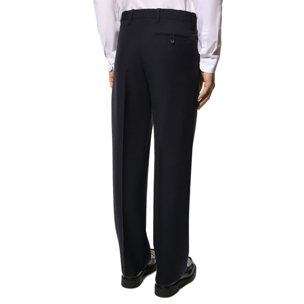 Men’s Prada Blue Wool Dress Pants