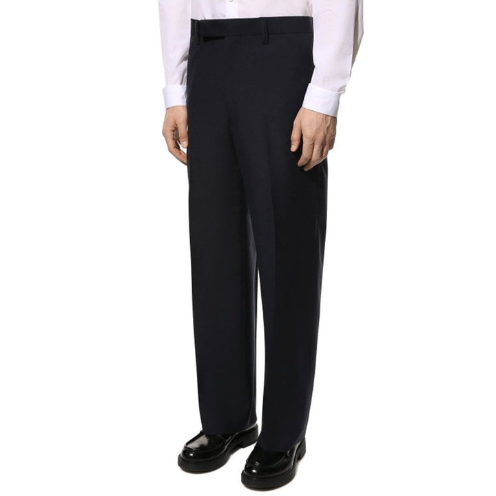 Men’s Prada Blue Wool Dress Pants
