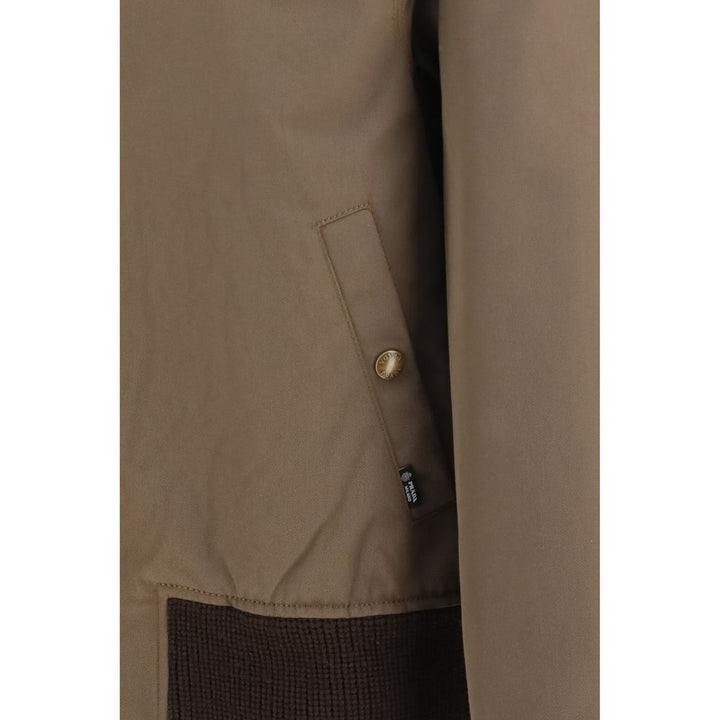 Men’s Prada Brown Cotton Full-length Jacket