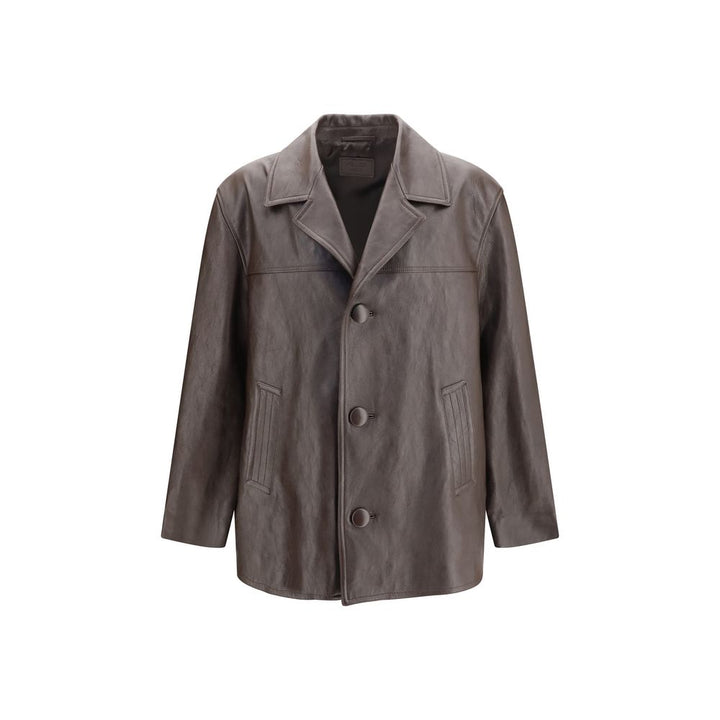 Men’s Prada Brown Lamb Leather Jacket