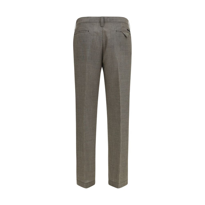 Prada Brown Wool Oves Aries Dress Pants