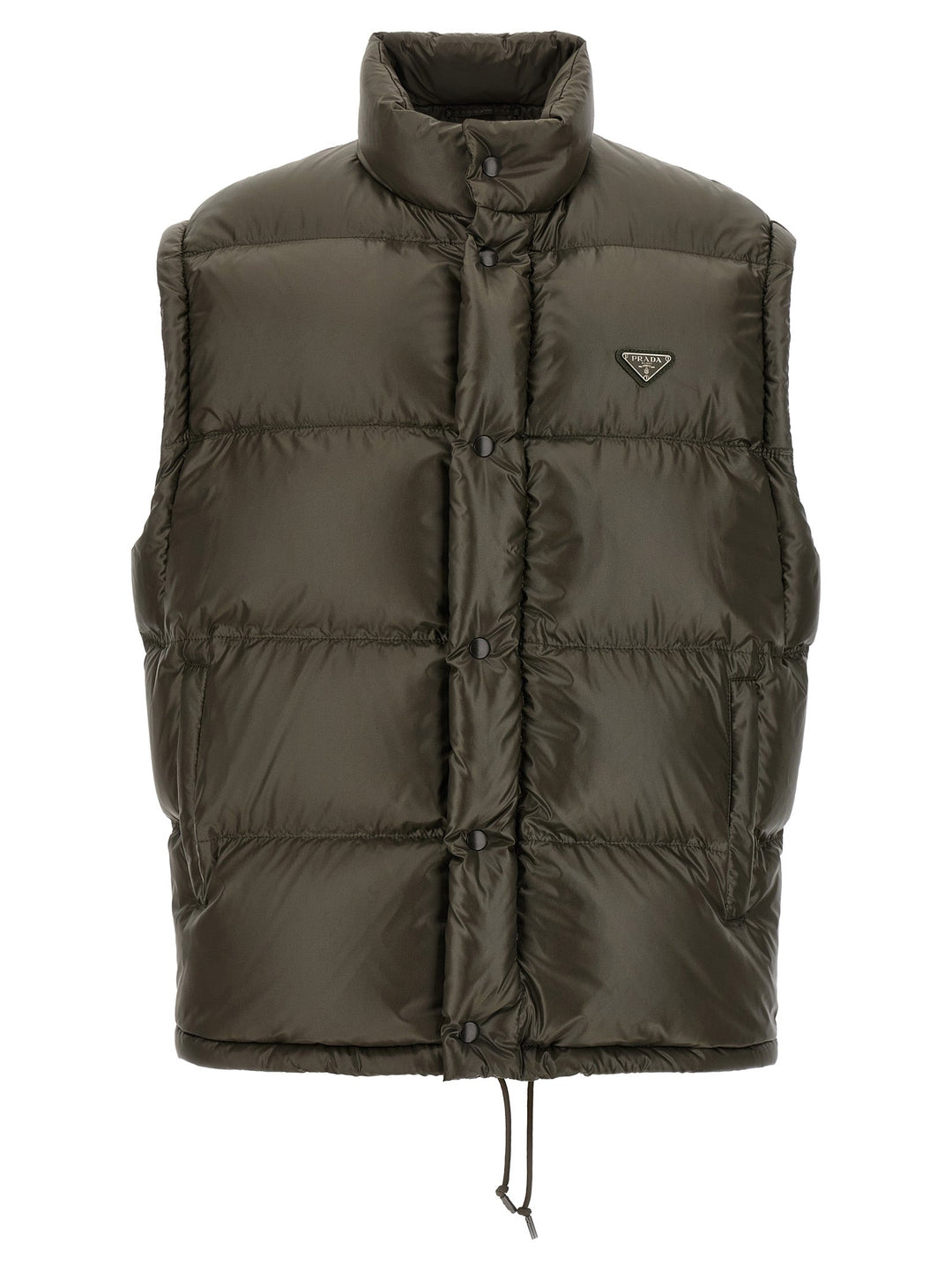 Men’s Prada Gray Recycled Polyamide Full-length Jacket