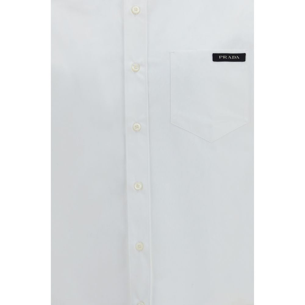 Prada White Cotton Dress Shirt