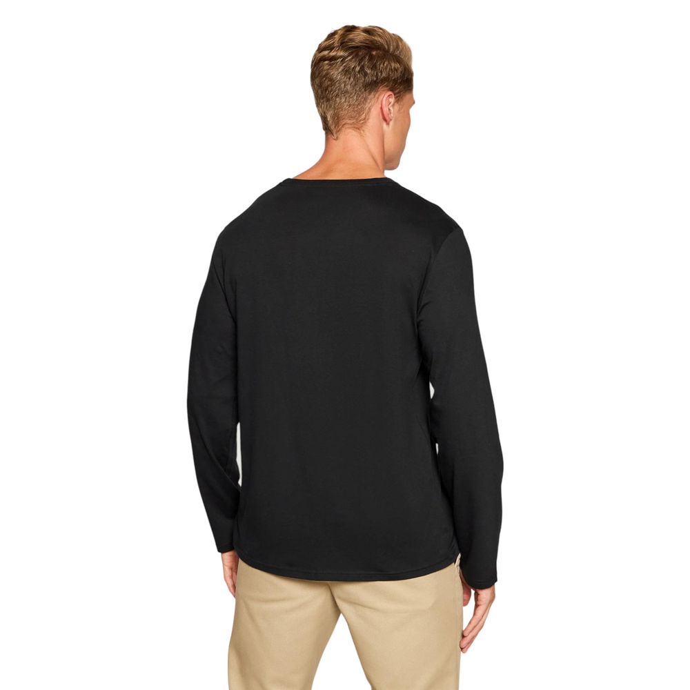 Men’s Ralph Lauren Black Cotton Long Sleeve T-shirt