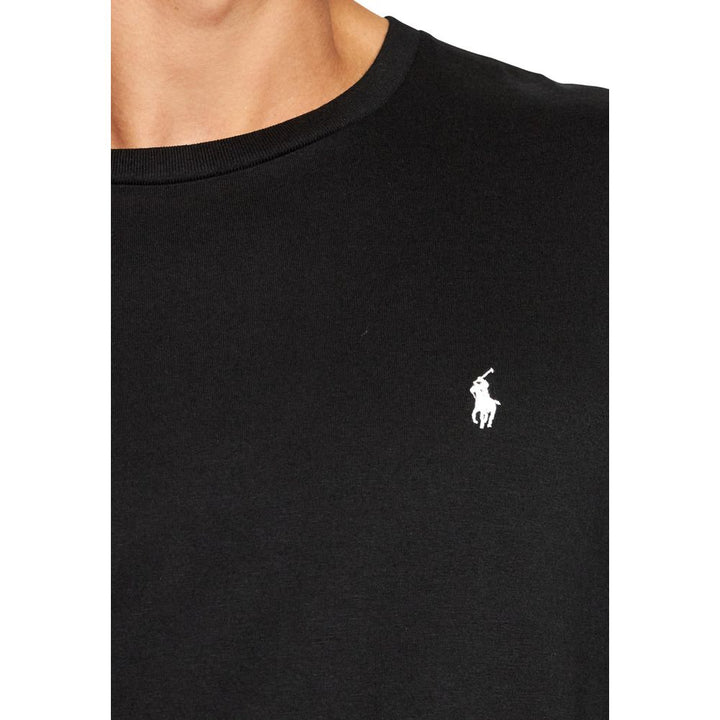 Men’s Ralph Lauren Black Cotton Long Sleeve T-shirt