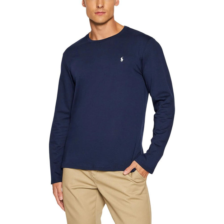 Men’s Ralph Lauren Blue Cotton Long Sleeve T-shirt