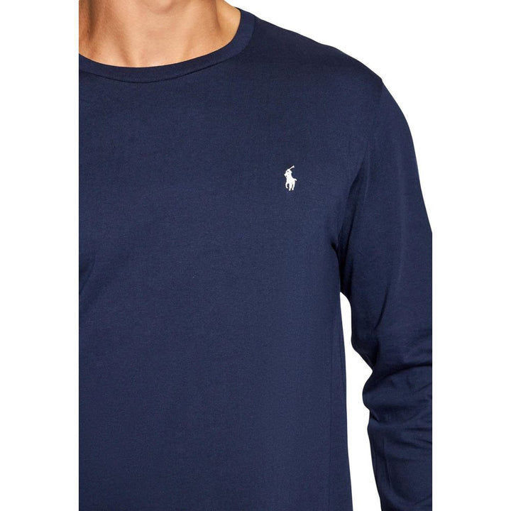 Men’s Ralph Lauren Blue Cotton Long Sleeve T-shirt