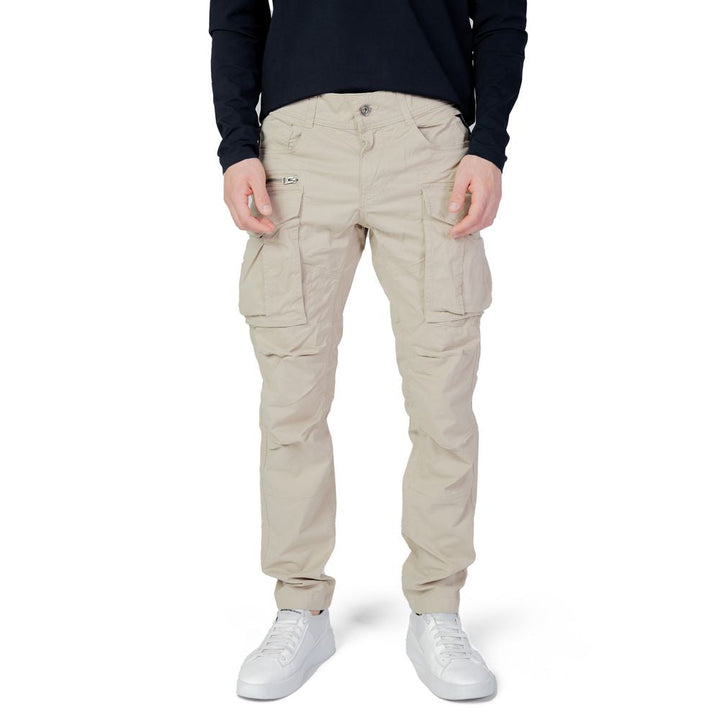 Men’s Replay Beige Cotton Cargo Pants