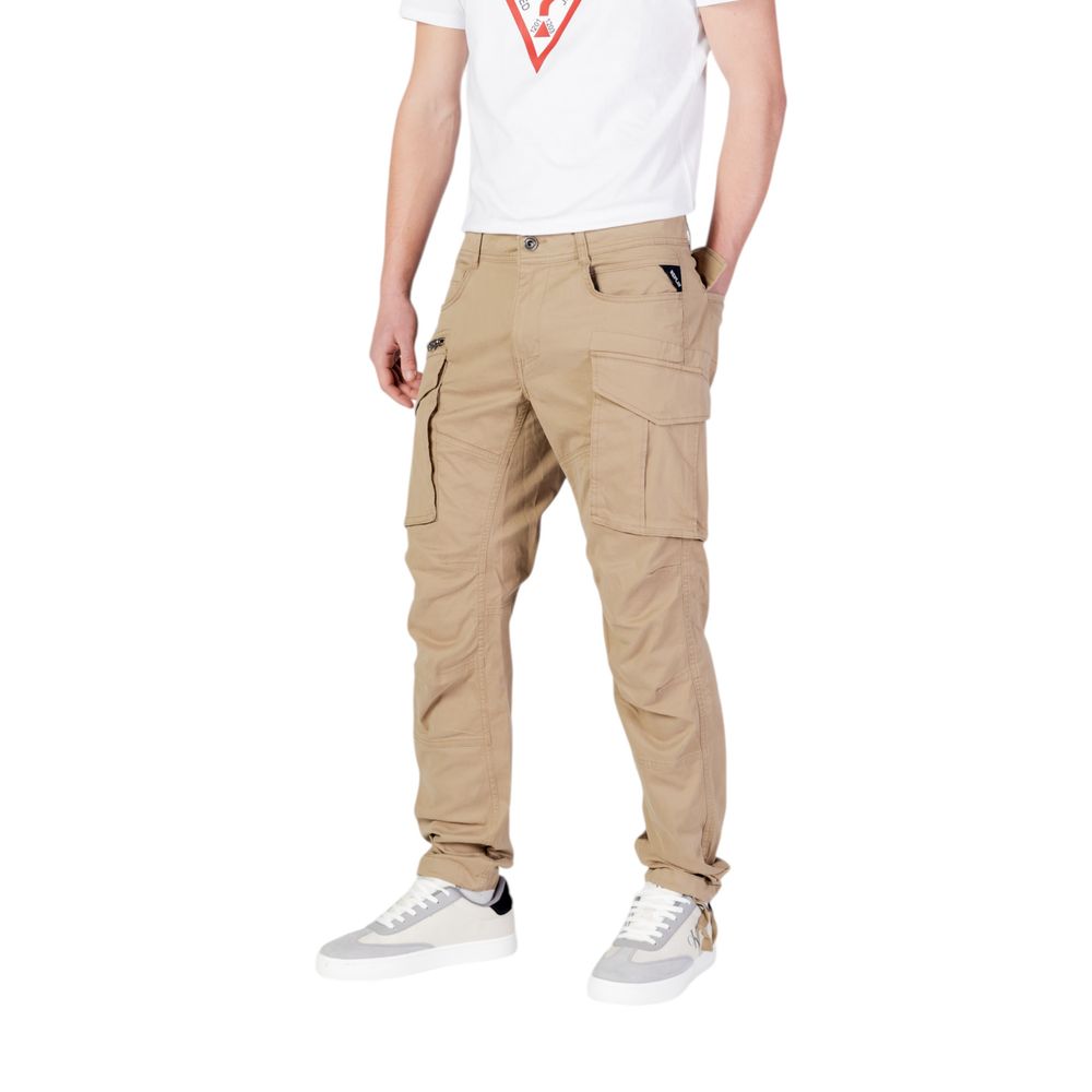 Men’s Replay Beige Cotton Cargo Pants