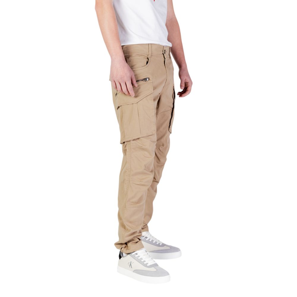 Men’s Replay Beige Cotton Cargo Pants