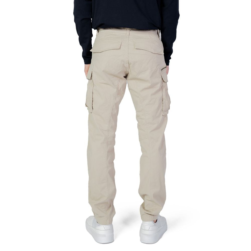 Men’s Replay Beige Cotton Cargo Pants