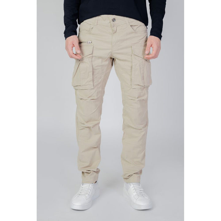 Men’s Replay Beige Cotton Cargo Pants