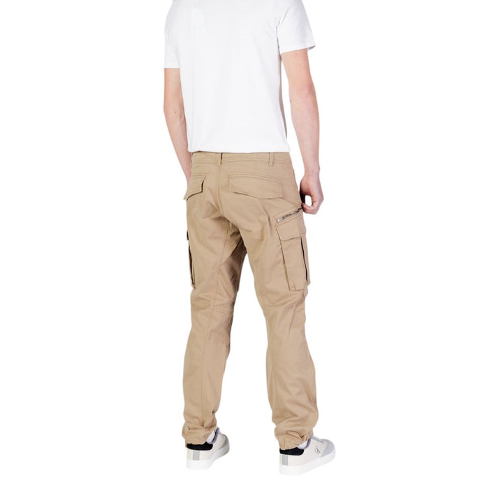 Men’s Replay Beige Cotton Cargo Pants
