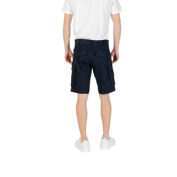 Men’s Replay Blue Cotton Bermuda Shorts