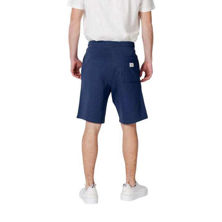 Men’s Replay Blue Cotton Bermuda Shorts