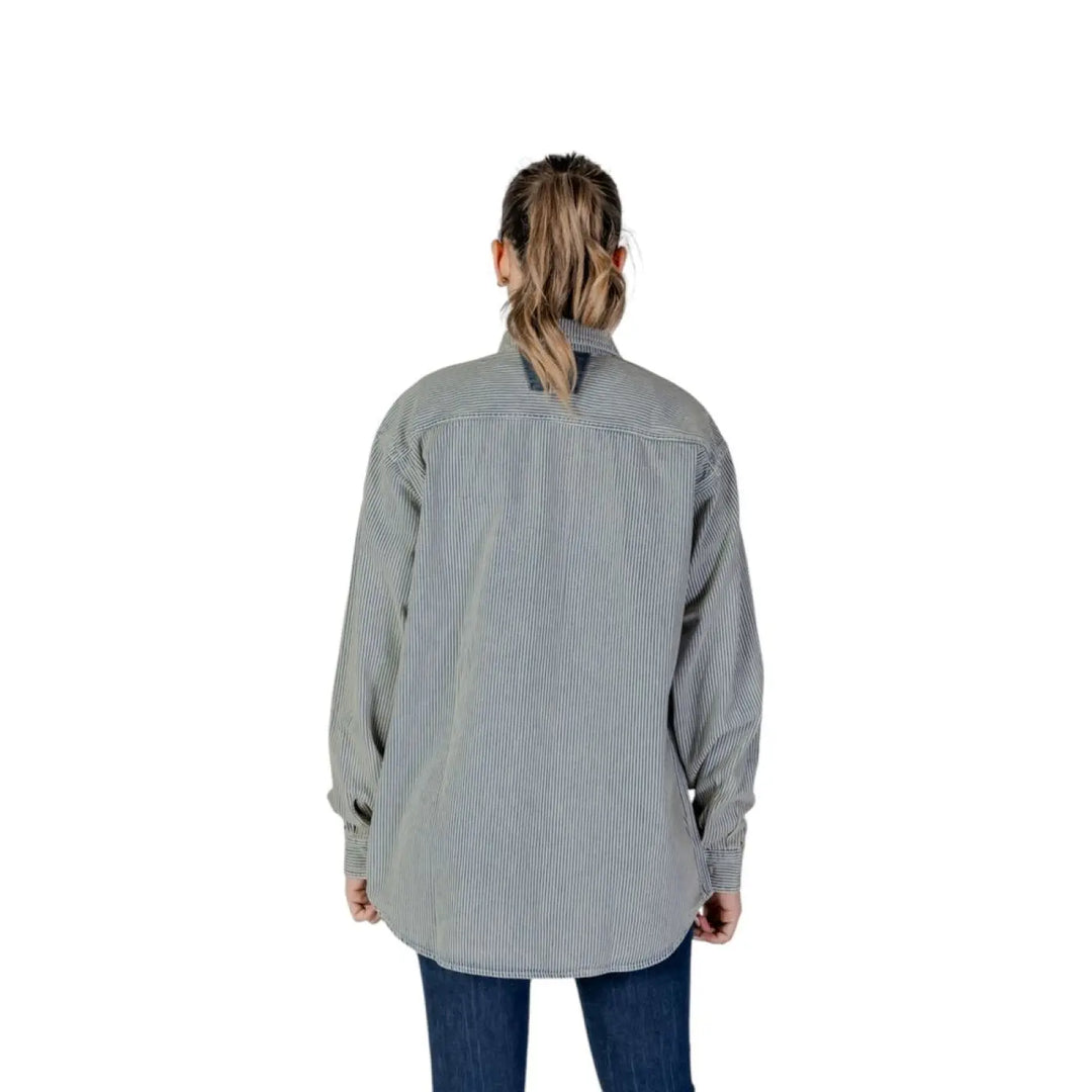 Men’s Replay Blue Cotton Blouse