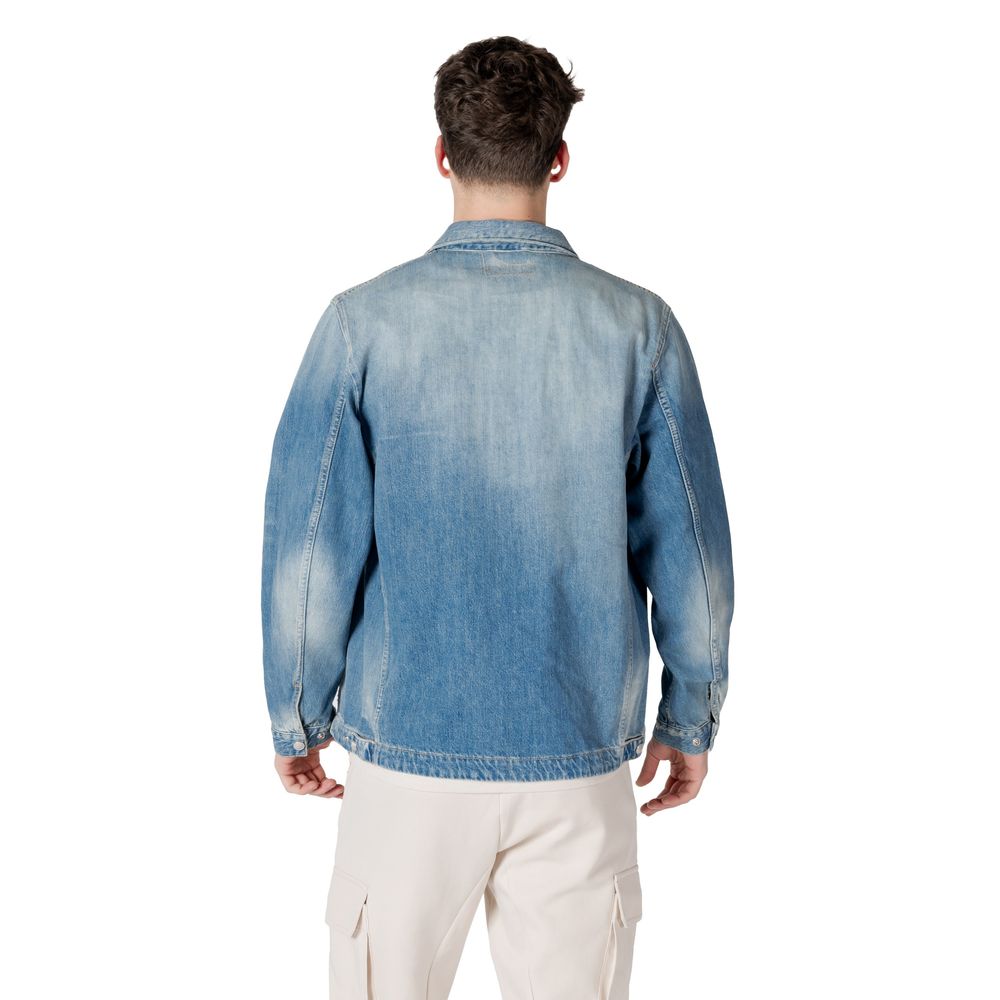 Men’s Replay Light Blue Cotton Denim Jacket