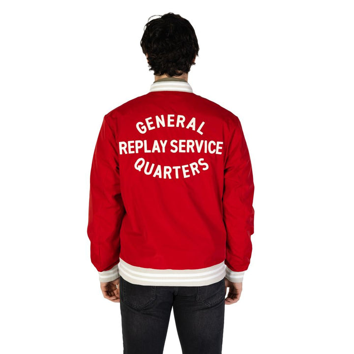 Men’s Replay Multicolor Cotton Bomber