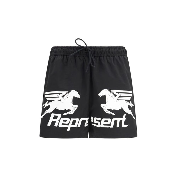 Men’s Represent Black Polyester Shorts