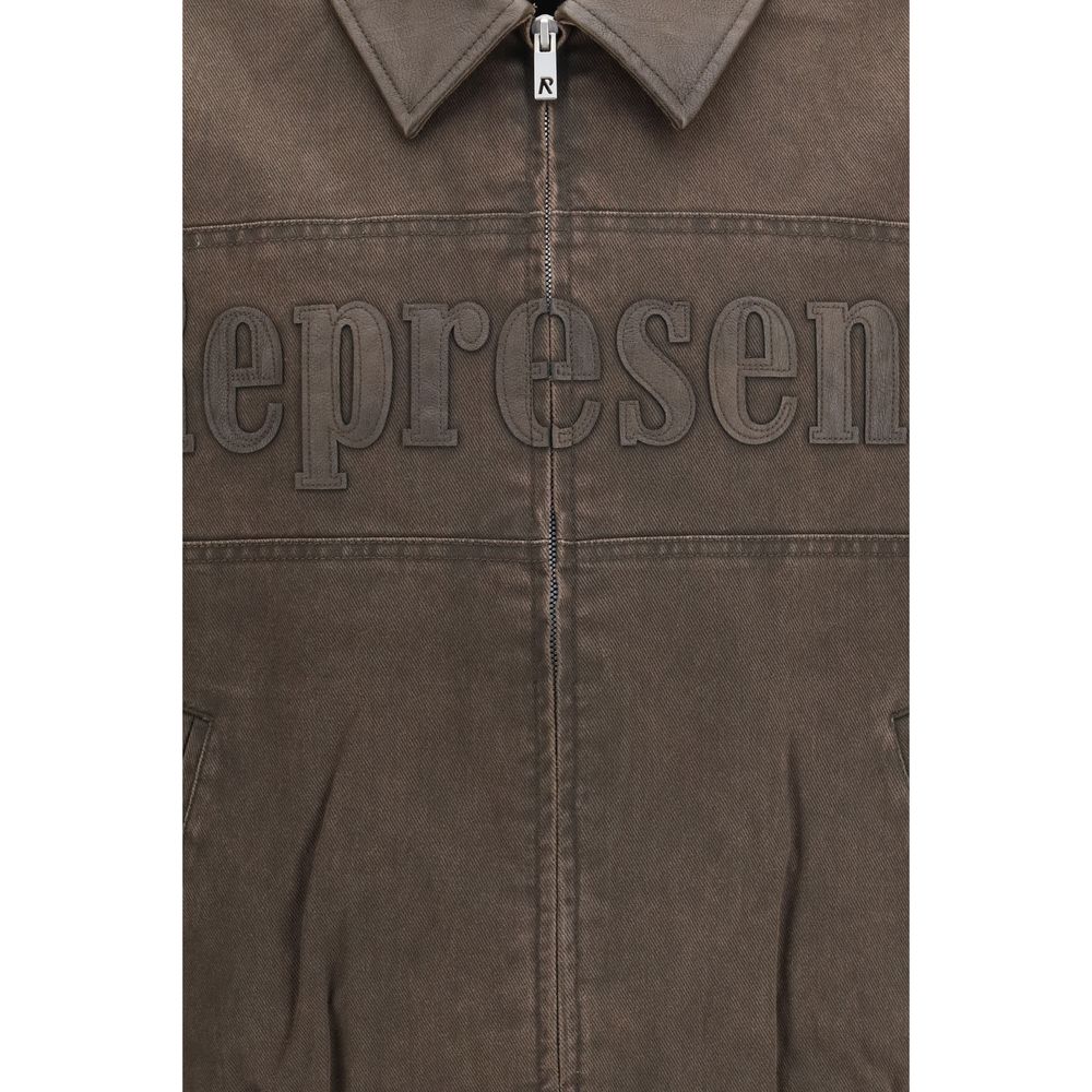Men’s Represent Brown Cotton Bomber