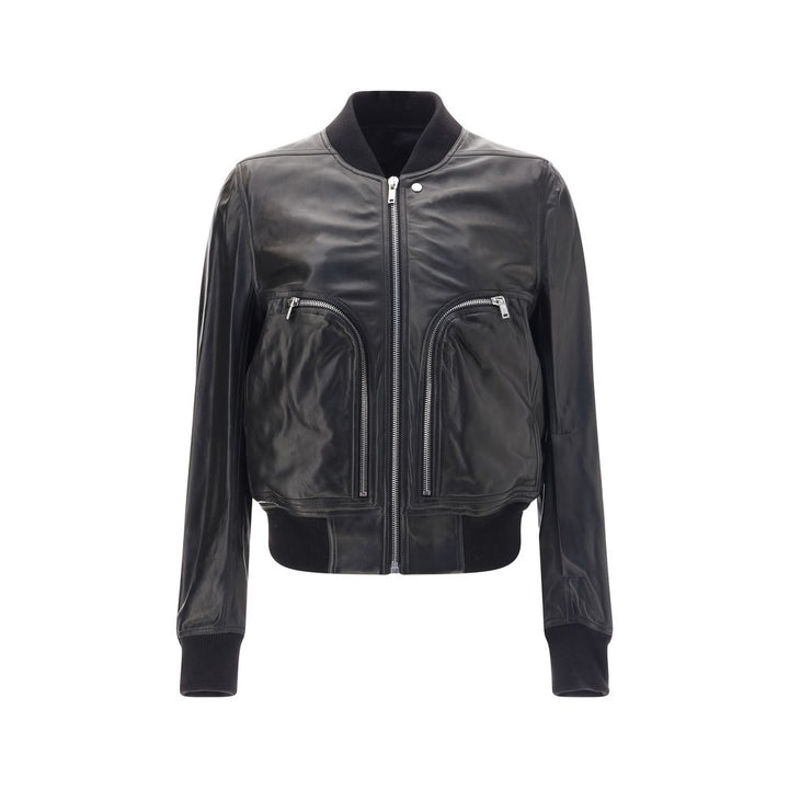 Men’s Rick Owens Bauhaus Flight Leather Jacket