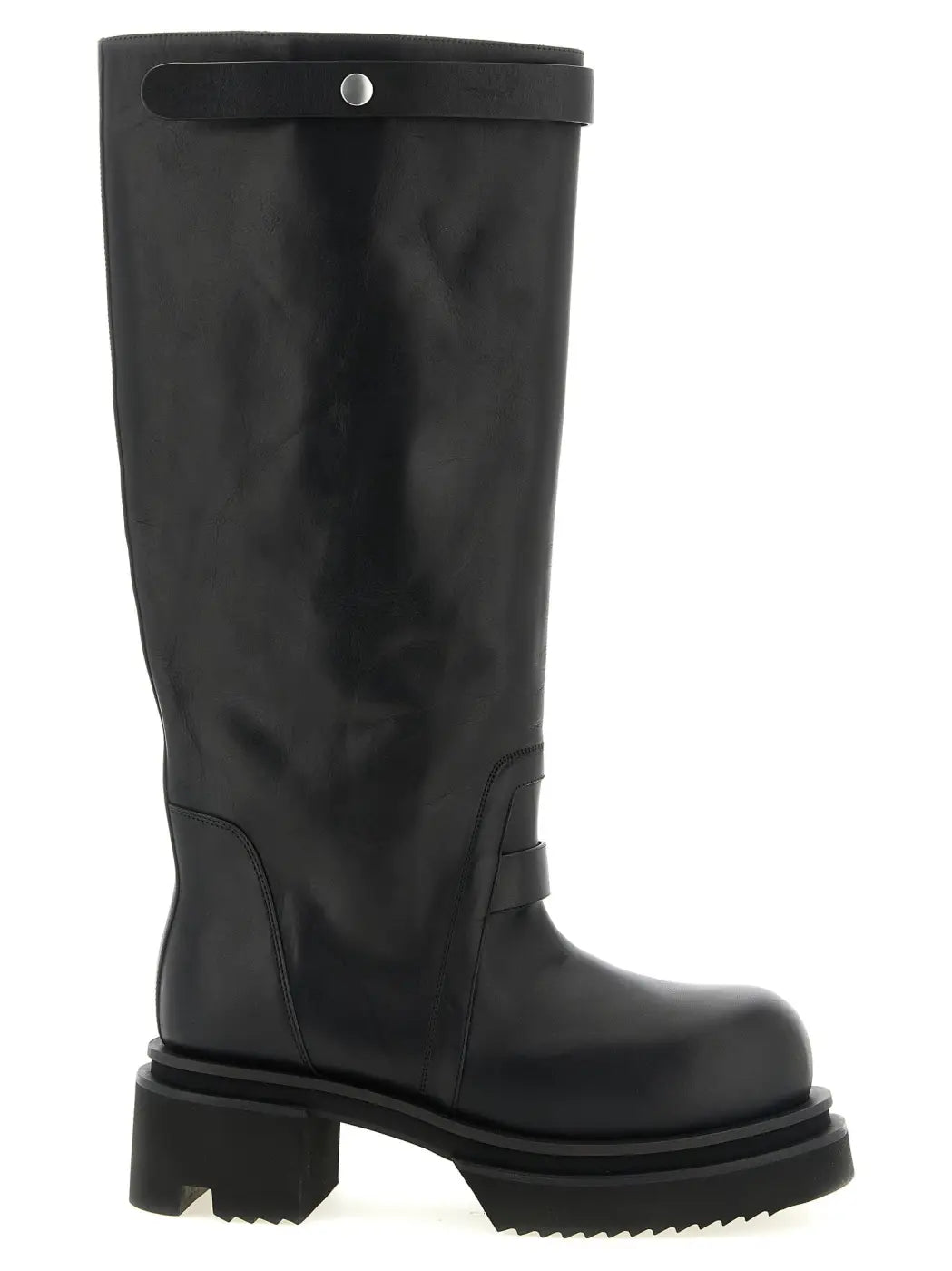 Men’s Rick Owens Black Calfskin Over the Knee