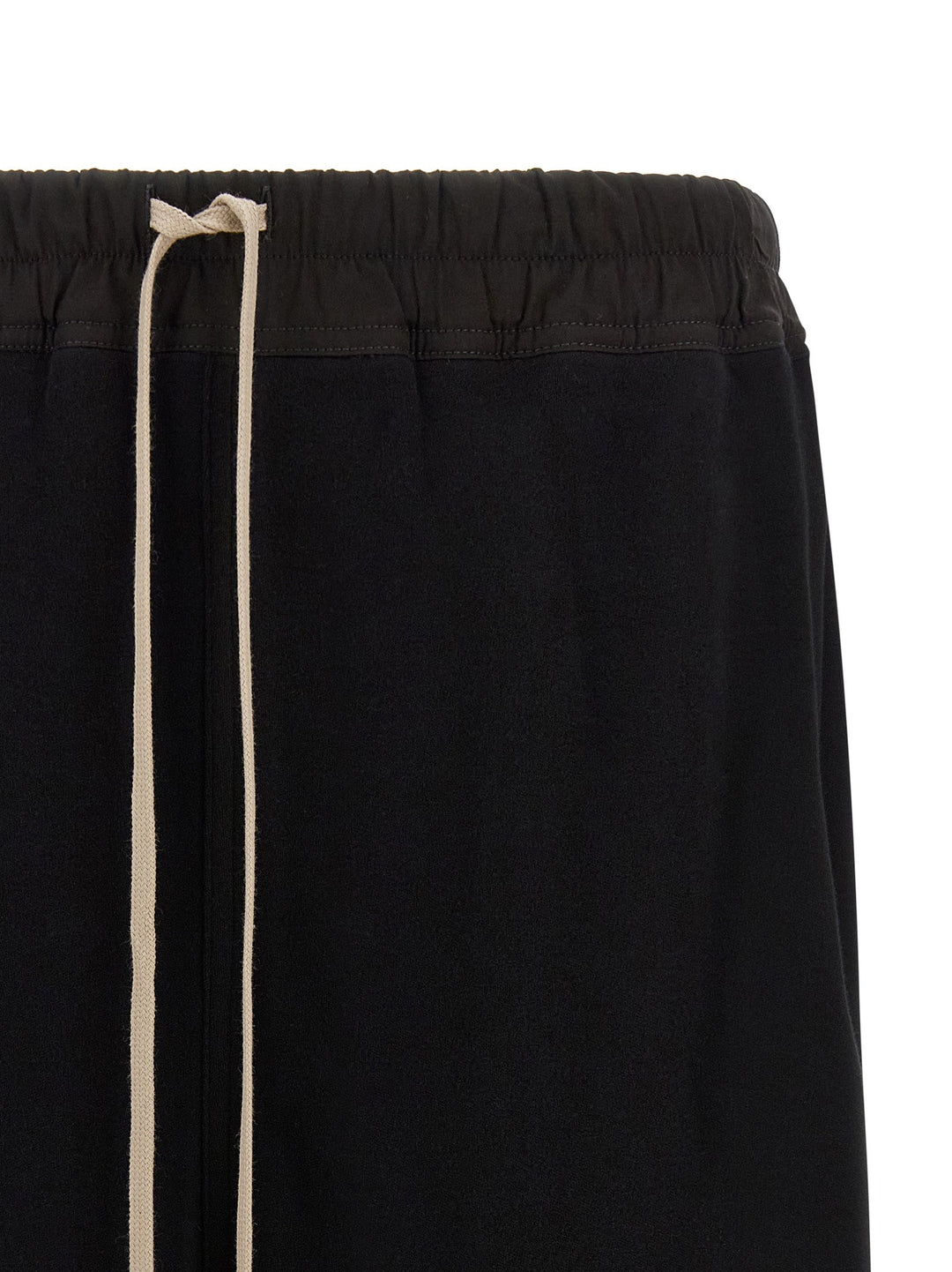 Men’s Rick Owens Black Cotton Bermuda Shorts