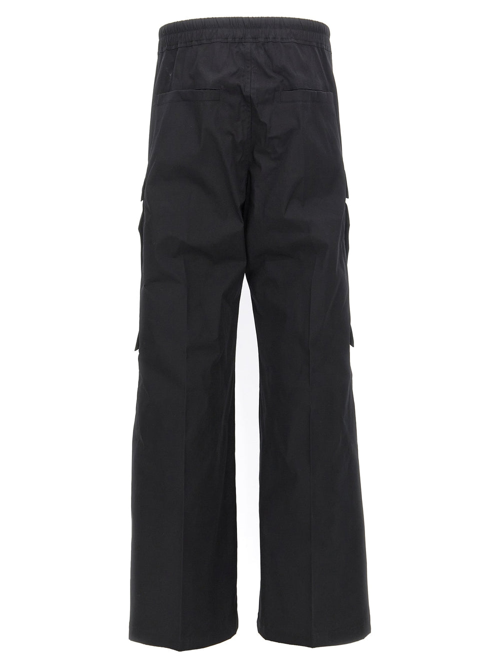 Men’s Rick Owens Black Cotton Cargo Pants