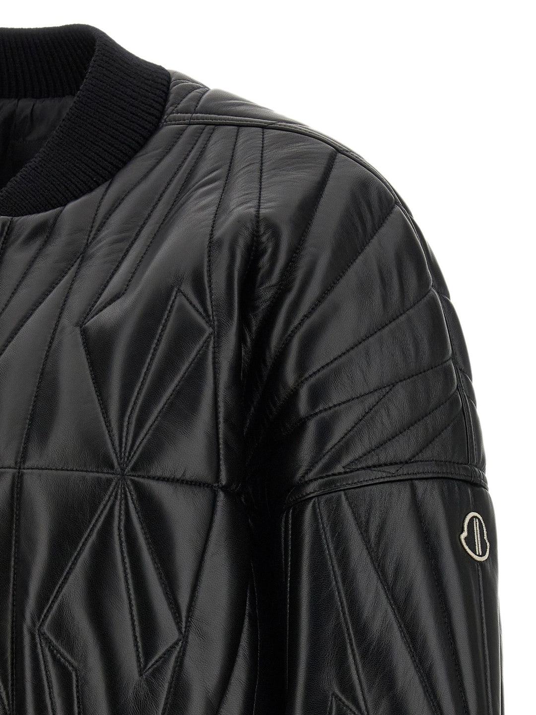 Men’s Rick Owens Black Lamb Leather Jacket