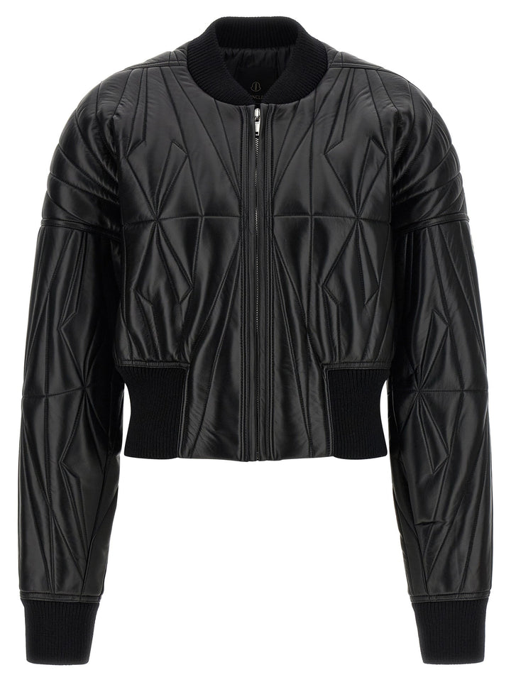 Men’s Rick Owens Black Lamb Leather Jacket