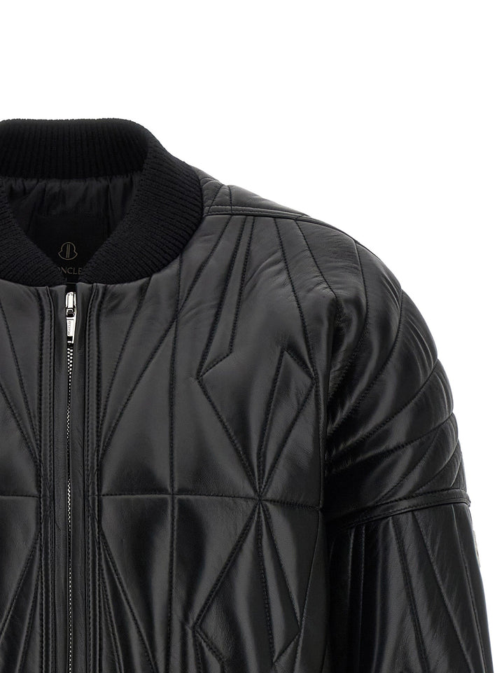 Men’s Rick Owens Black Lamb Leather Jacket