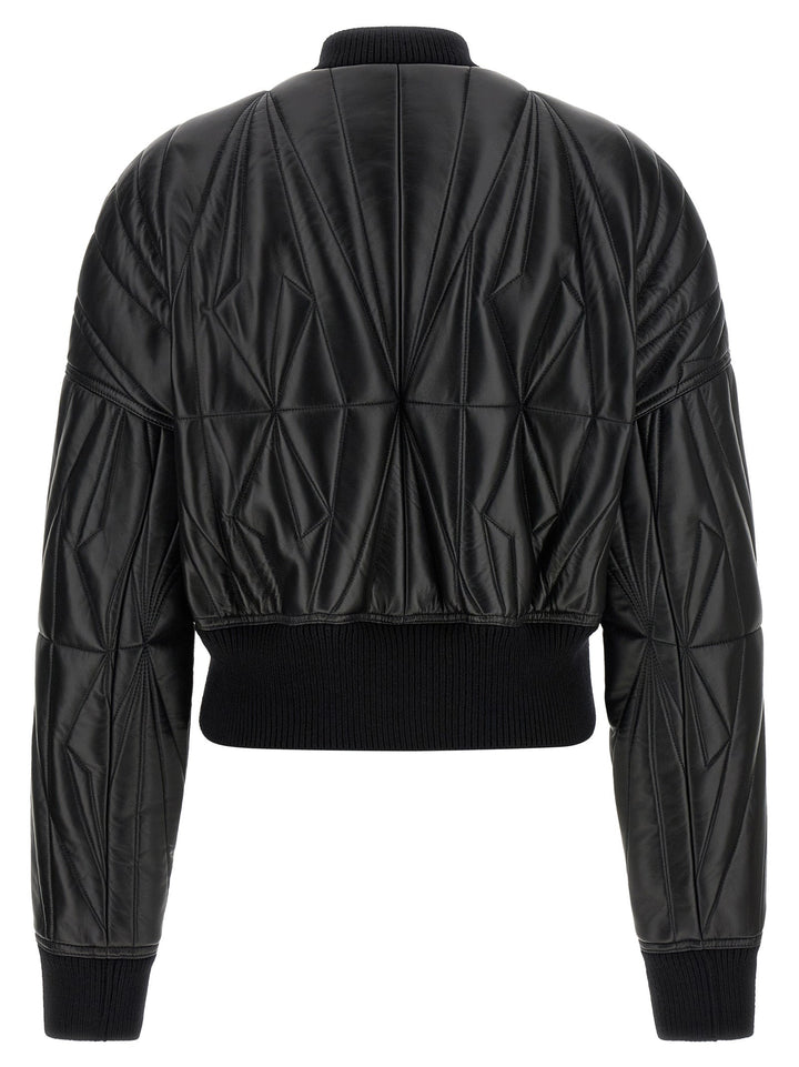 Men’s Rick Owens Black Lamb Leather Jacket
