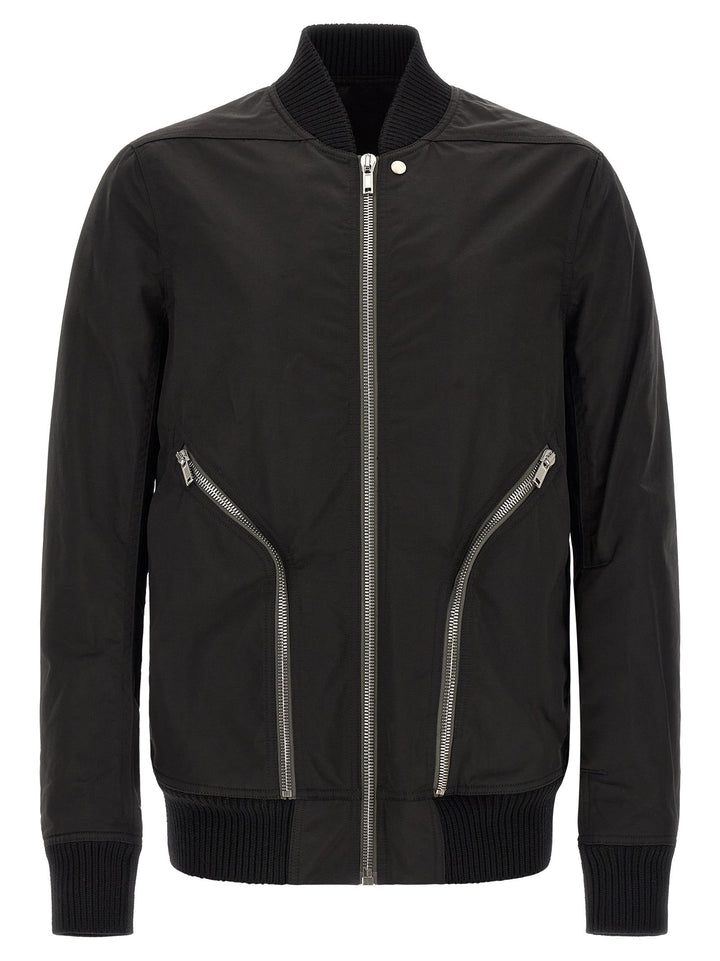 Men’s Rick Owens Black Nylon Bomber