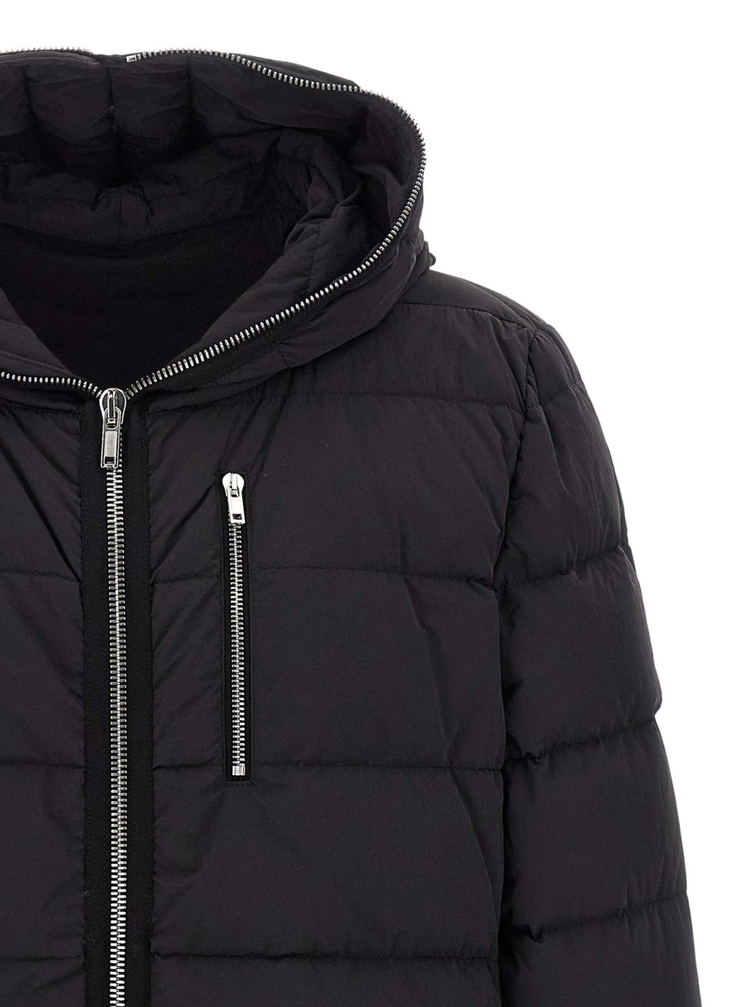 Men’s Rick Owens Black Nylon Full-length Jacket