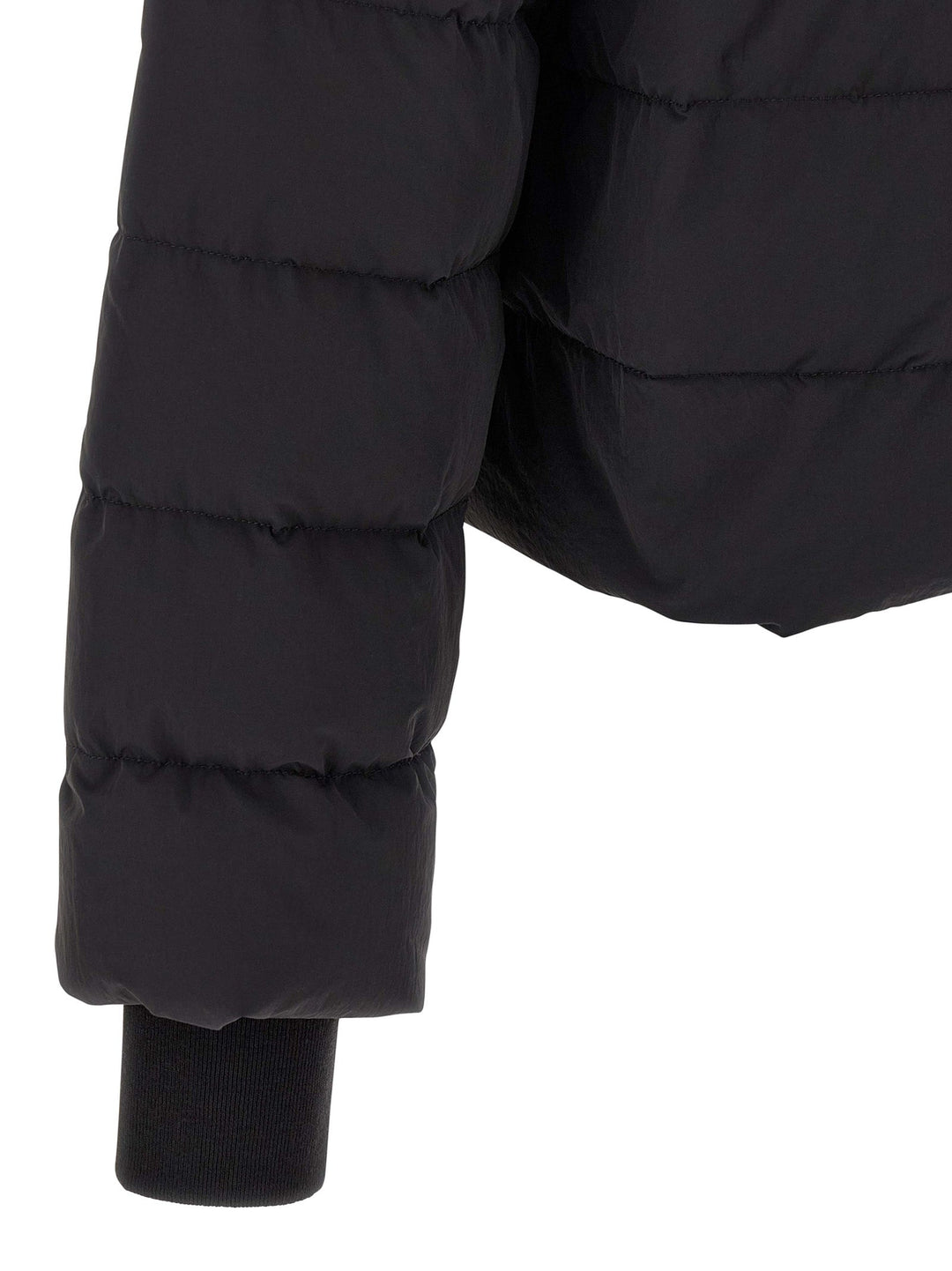Men’s Rick Owens Black Nylon Full-length Jacket