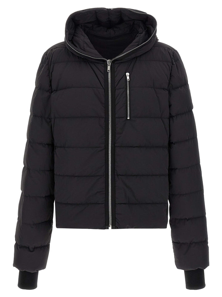 Men’s Rick Owens Black Nylon Full-length Jacket