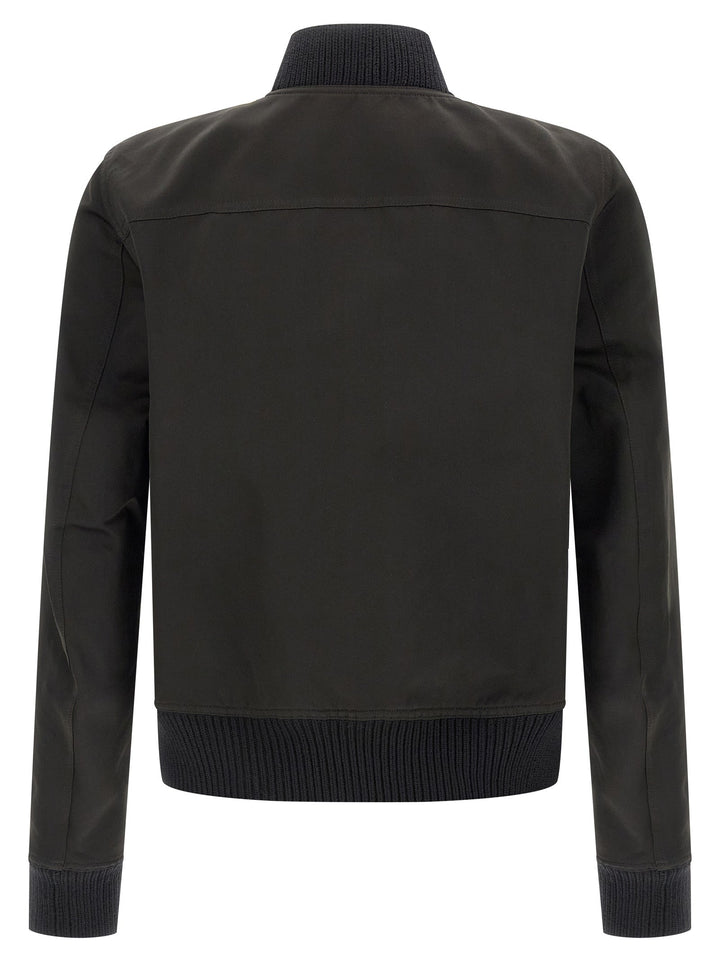 Men’s Rick Owens Black Polyester Bomber