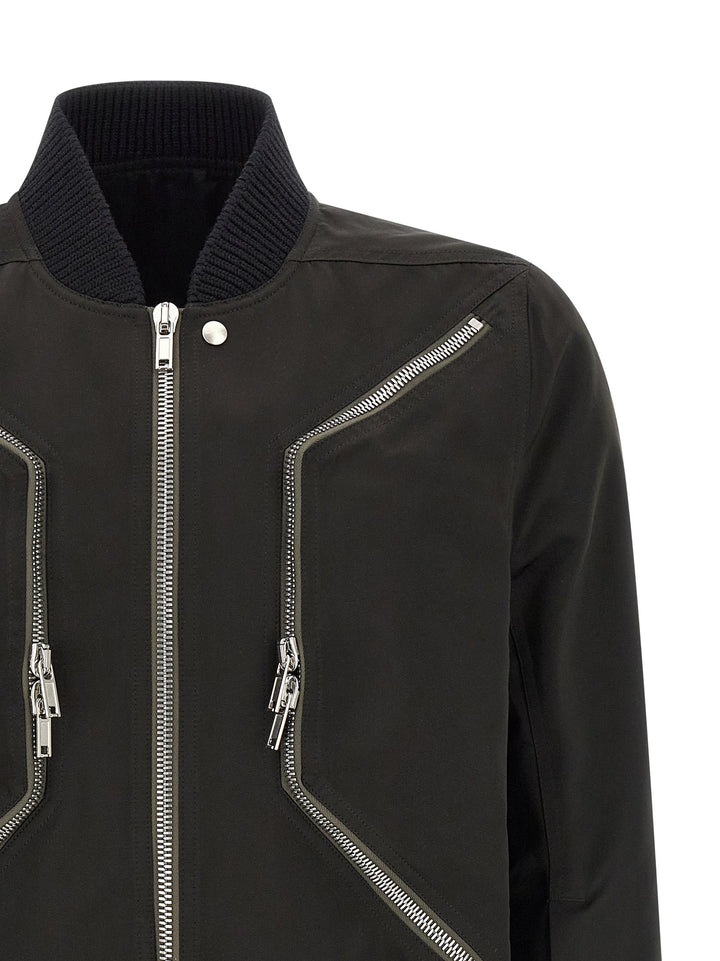 Men’s Rick Owens Black Polyester Bomber