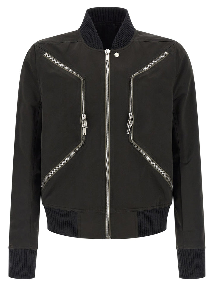 Men’s Rick Owens Black Polyester Bomber