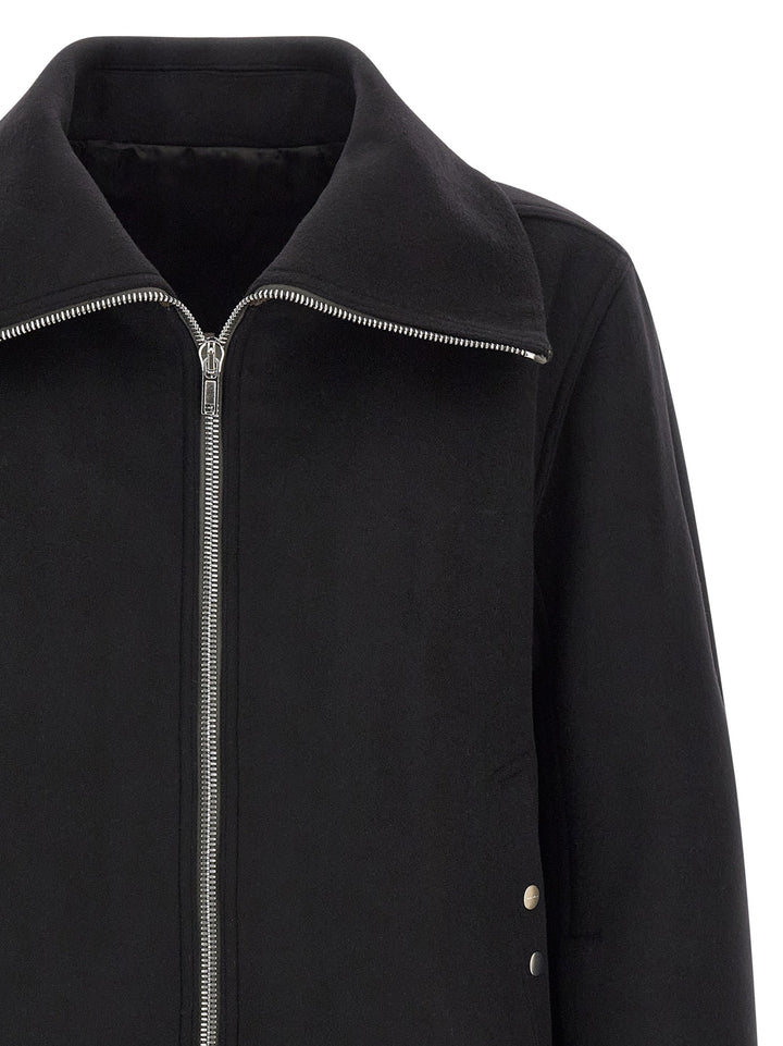 Men’s Rick Owens Black Virgin Wool Bomber
