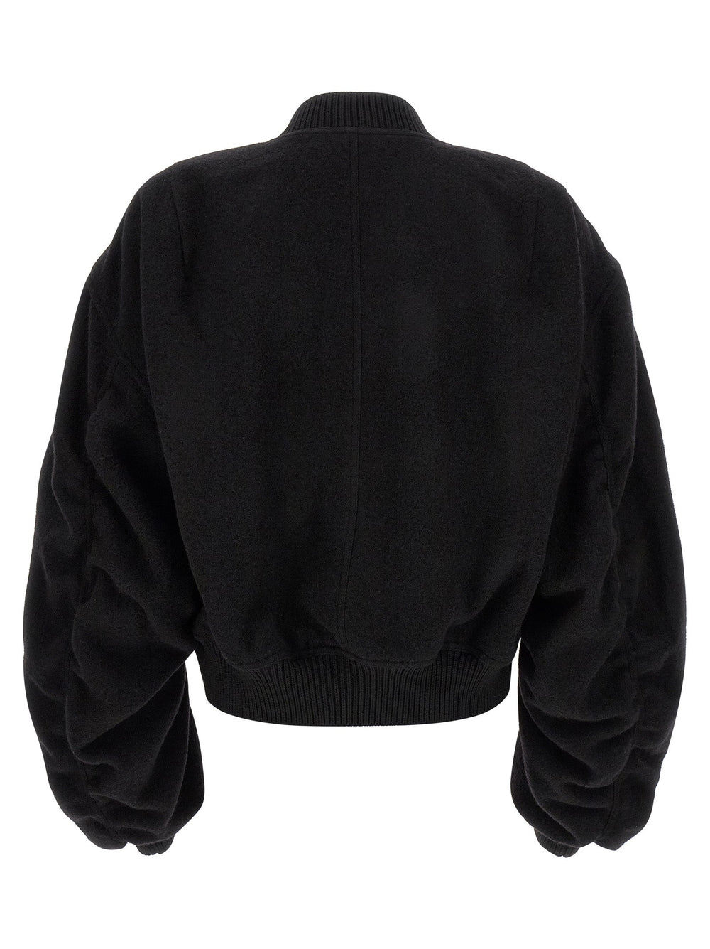 Men’s Rick Owens Black Virgin Wool Bomber
