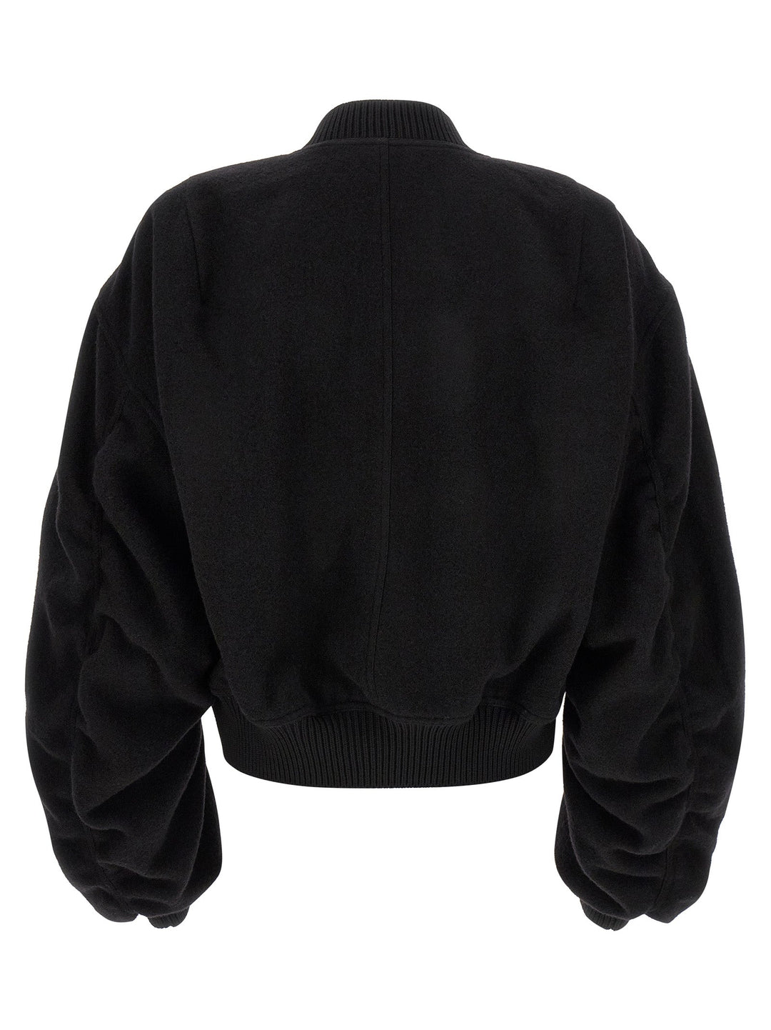 Men’s Rick Owens Black Virgin Wool Bomber
