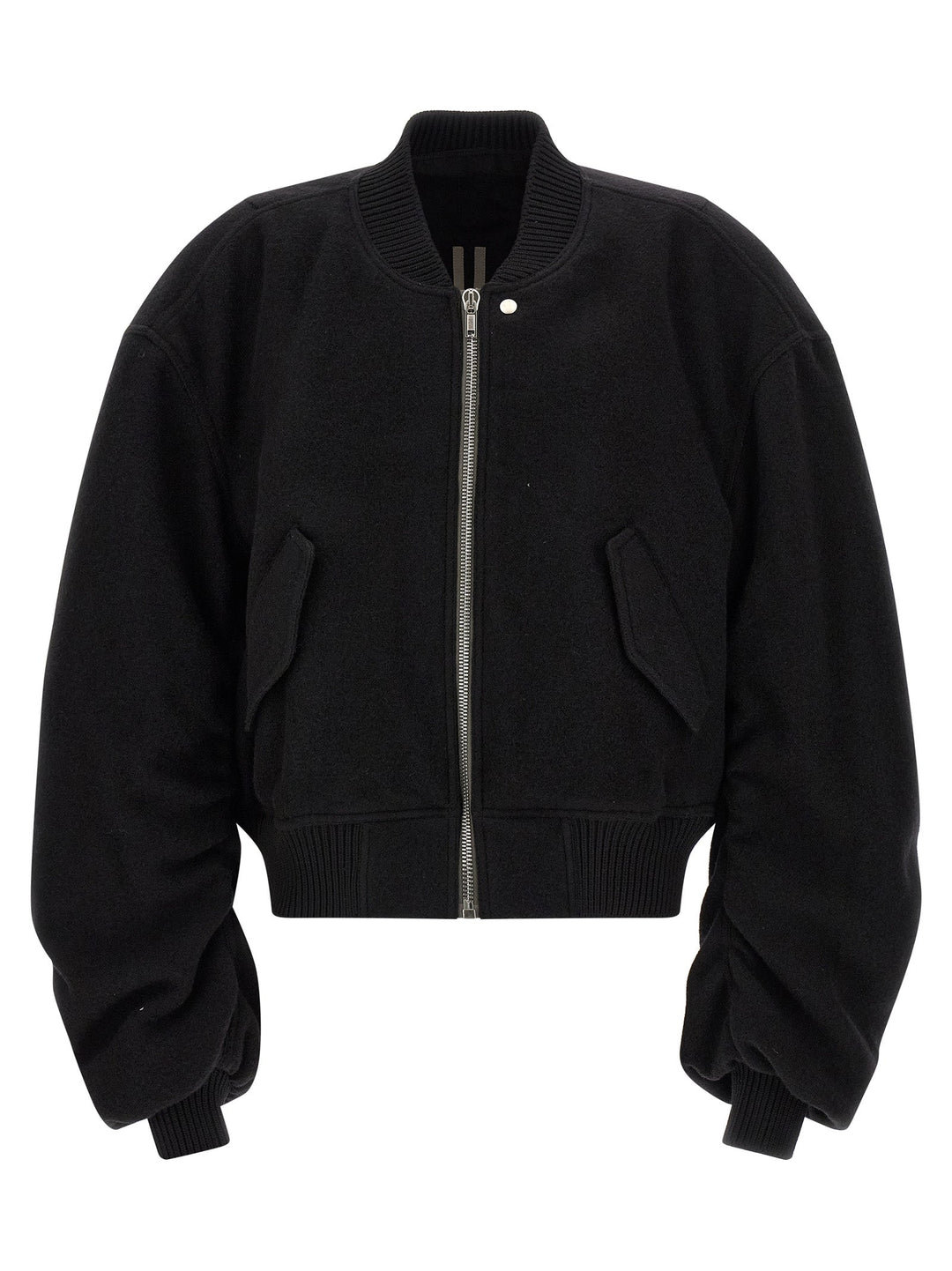 Men’s Rick Owens Black Virgin Wool Bomber