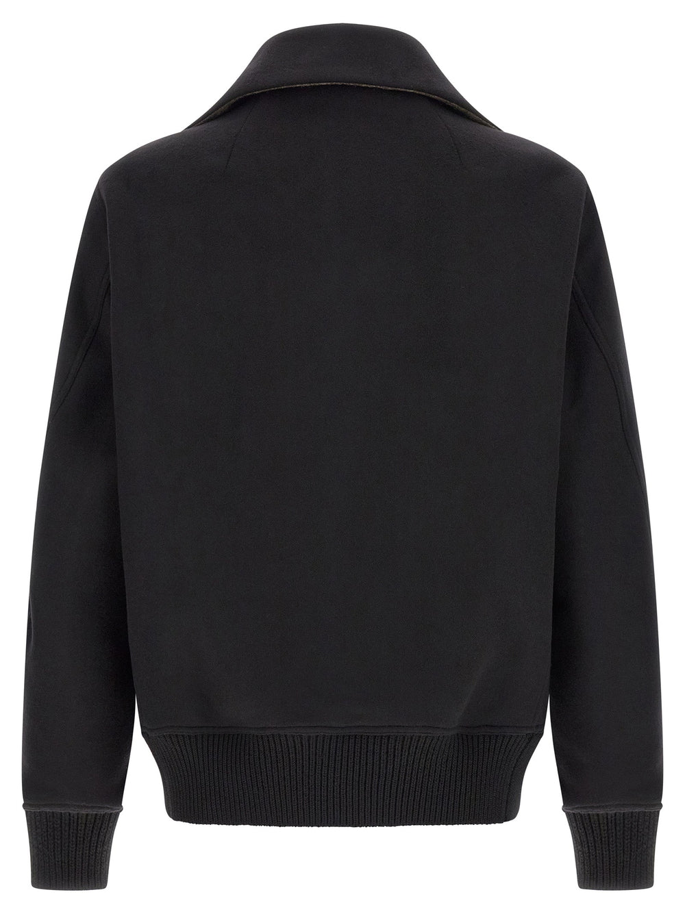 Men’s Rick Owens Black Virgin Wool Bomber