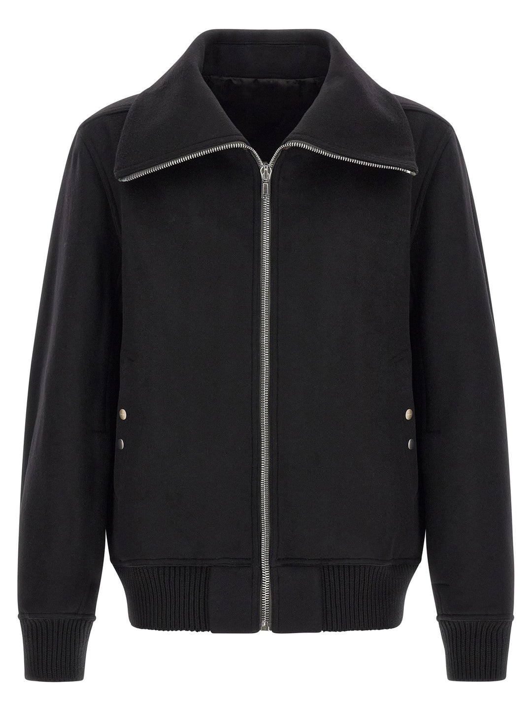 Men’s Rick Owens Black Virgin Wool Bomber