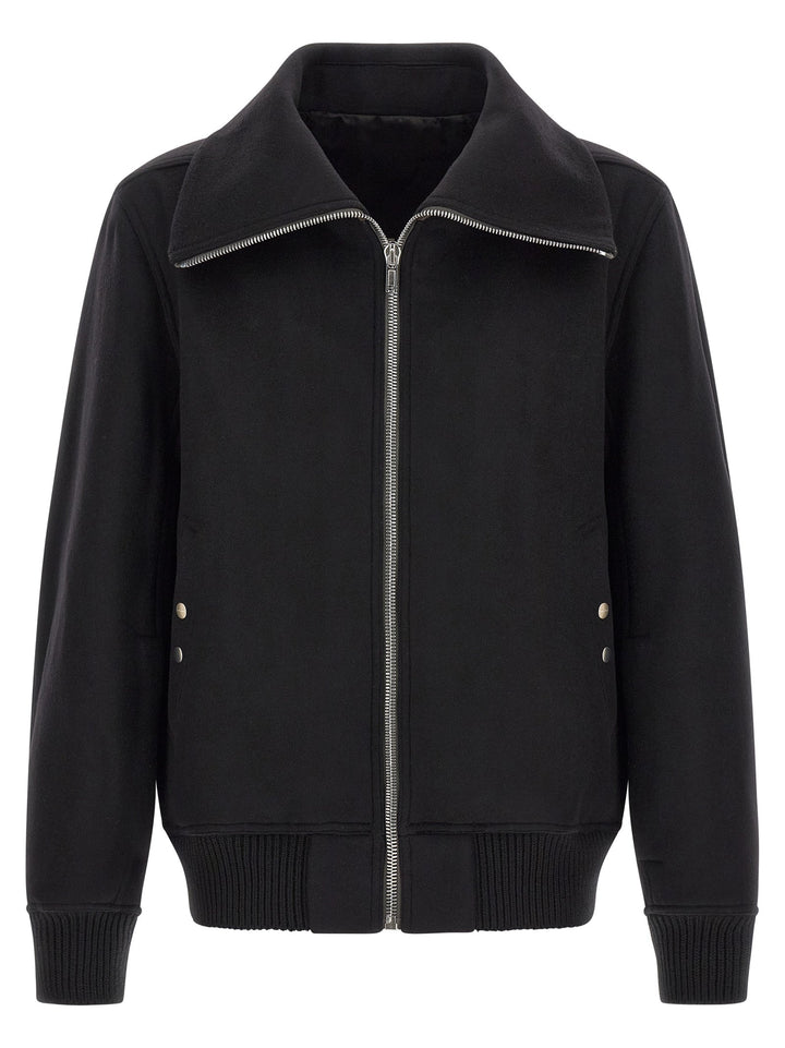 Men’s Rick Owens Black Virgin Wool Bomber
