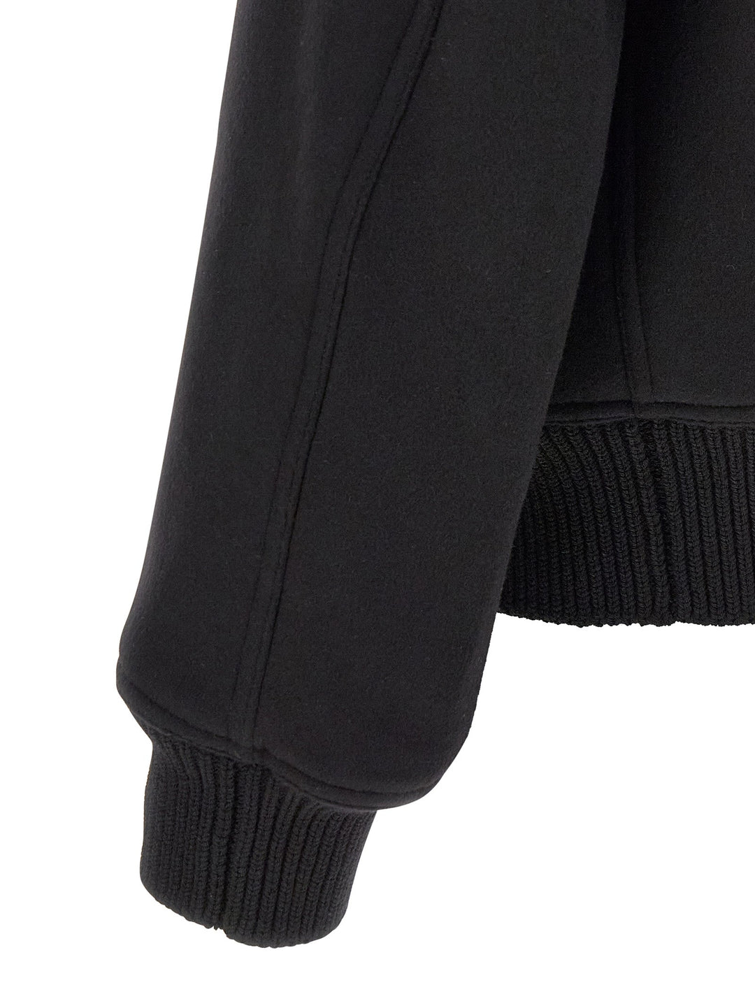 Men’s Rick Owens Black Virgin Wool Bomber