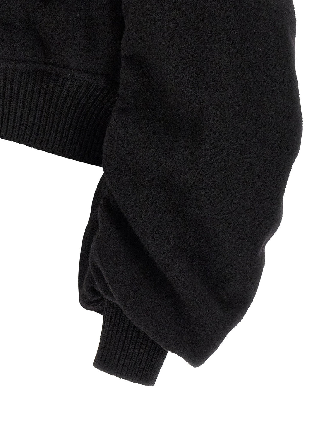 Men’s Rick Owens Black Virgin Wool Bomber